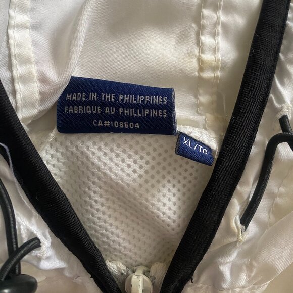 Sidequest '90s White Oversized Casual Windbreaker - Picture 10 of 15